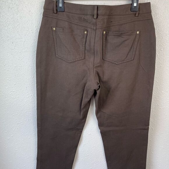 Alfani Brown Stretch Jeans Size 14 EUC - Picture 3 of 5